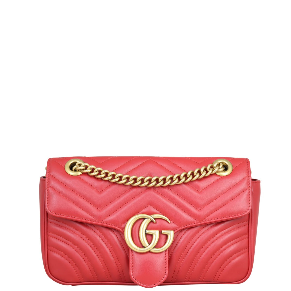 Gucci GG Marmont Matelasse Small Shoulder Bag Front
