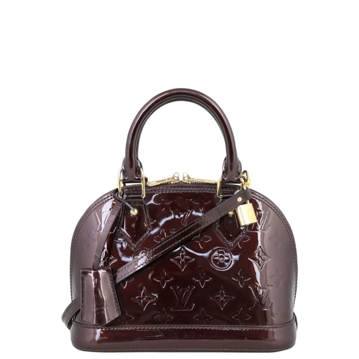 Louis Vuitton Alma BB Monogram Vernis Front