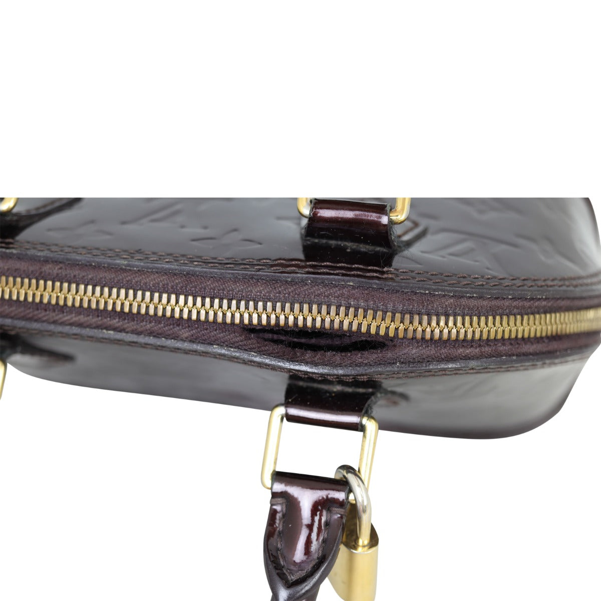 Louis Vuitton Alma BB Monogram Vernis Corner
