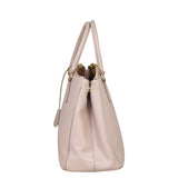 Prada Saffiano Lux Galleria Double Zip Tote Medium Side
