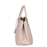 Prada Saffiano Lux Galleria Double Zip Tote Medium Side
