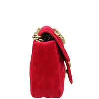 Gucci GG Marmont Velvet Mini Shoulder Bag Side