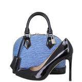 Louis Vuitton Alma BB Denim Epi Shoe