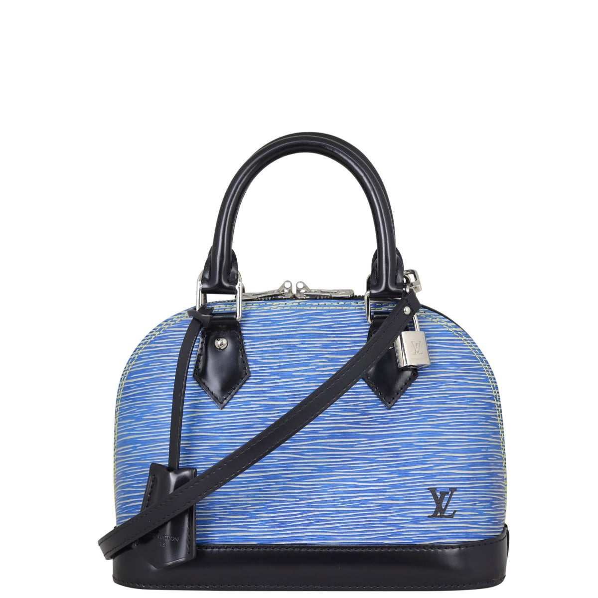 Louis Vuitton Alma BB Denim Epi Front with Strap