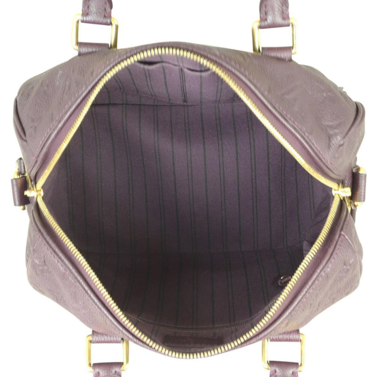 Louis Vuitton Speedy 25 Bandouliere Monogram Empreinte Interior