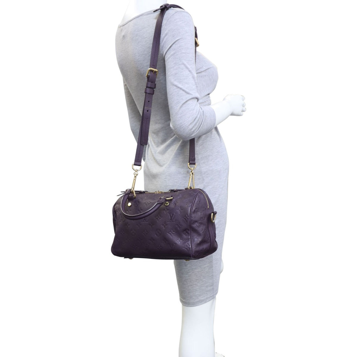 Louis Vuitton Speedy 25 Bandouliere Monogram Empreinte Mannequin