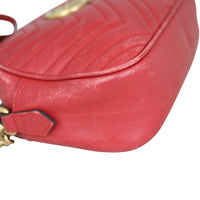 Gucci GG Marmont Small Camera Bag Corner Closeup