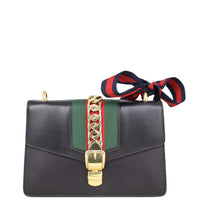 Gucci Sylvie Small Shoulder Bag Front with Strap