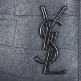 Saint Laurent Monogram Continental Wallet Crocodile Embossed Hardware
