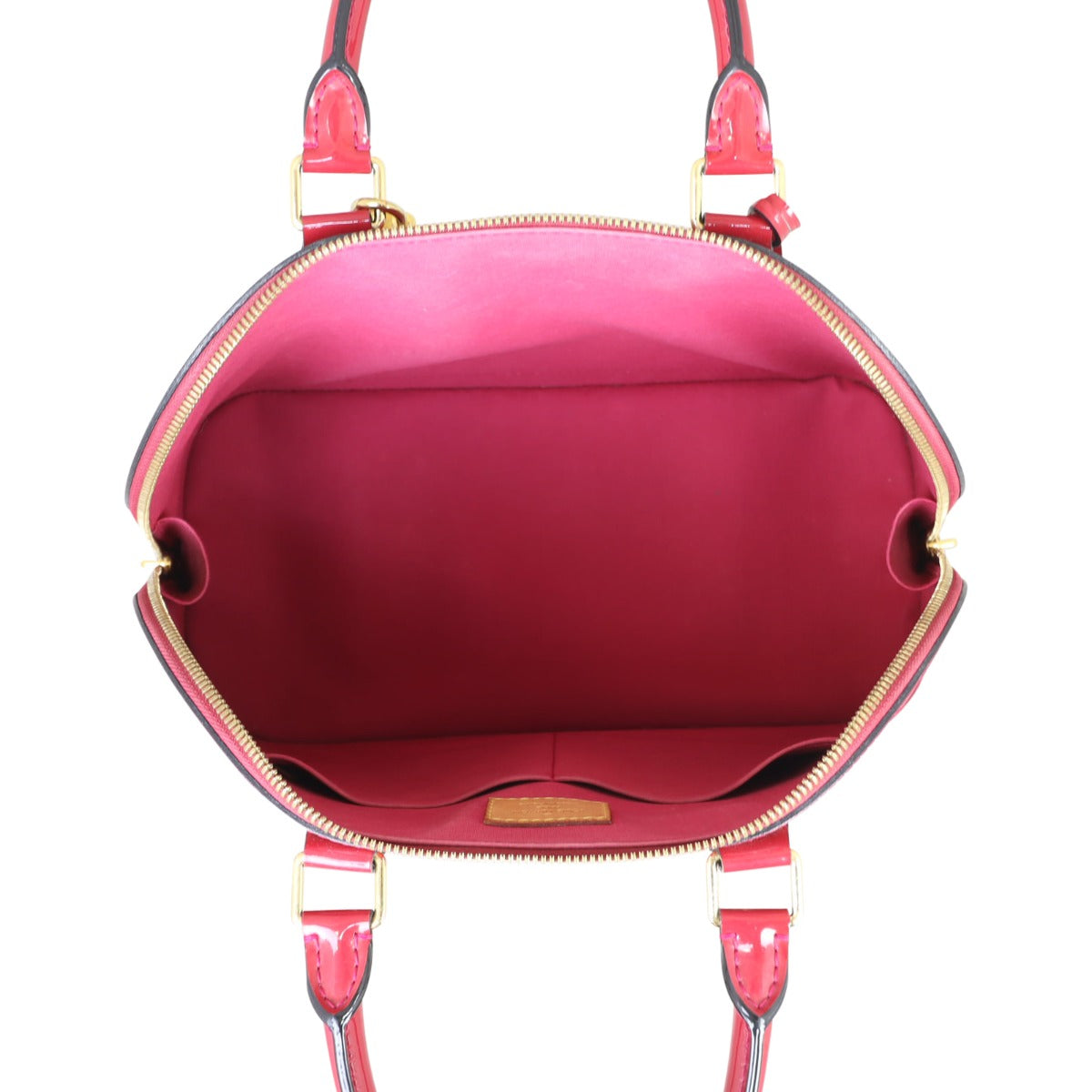 Louis Vuitton Alma MM Monogram Vernis Whole interior
