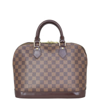 Louis Vuitton Alma PM Damier Ebene Front
