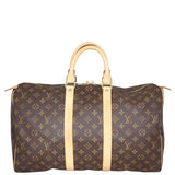 Louis Vuitton Keepall 45 Monogram Front
