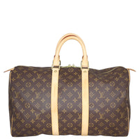 Louis Vuitton Keepall 45 Monogram Front
