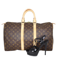 Louis Vuitton Keepall 45 Monogram Shoe
