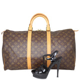 Louis Vuitton Keepall 50 Monogram Shoe
