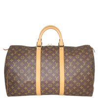 Louis Vuitton Keepall 50 Monogram Front
