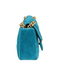 Gucci GG Marmont Velvet Mini Shoulder Bag Side
