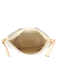 Louis Vuitton Siracusa MM Damier Azur Whole interior
