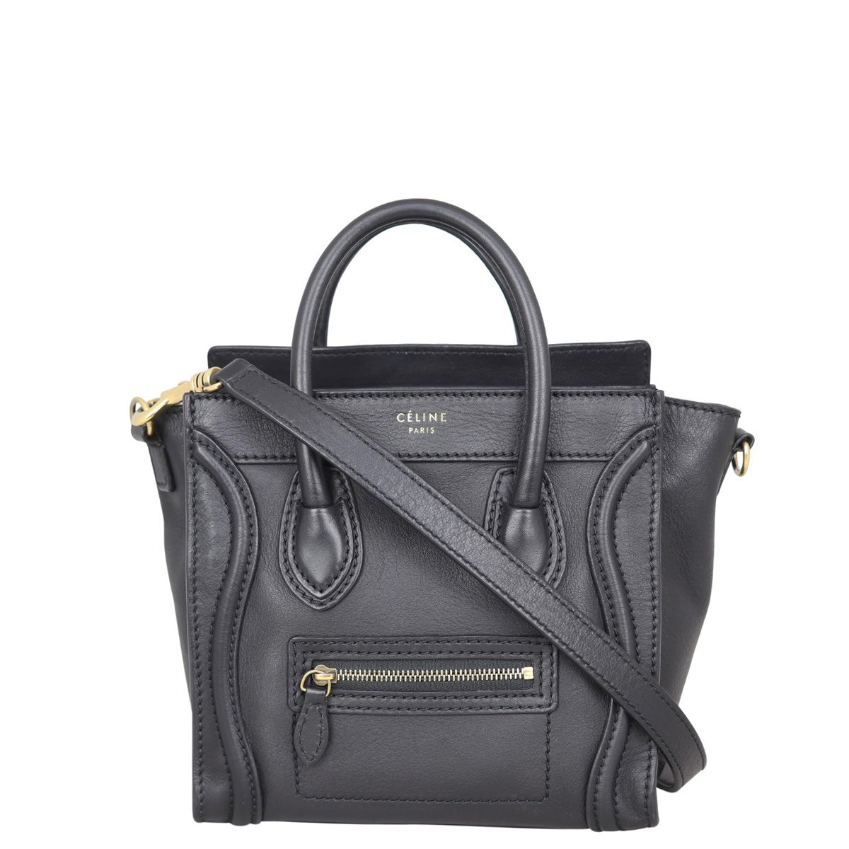 Celine Nano Luggage Tote Front
