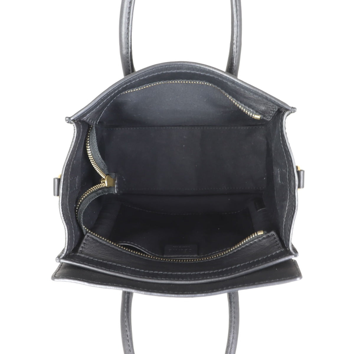 Celine Nano Luggage Tote Whole interior
