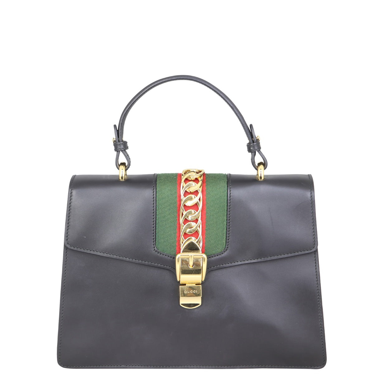 Gucci Sylvie Top Handle Medium Bag Front

