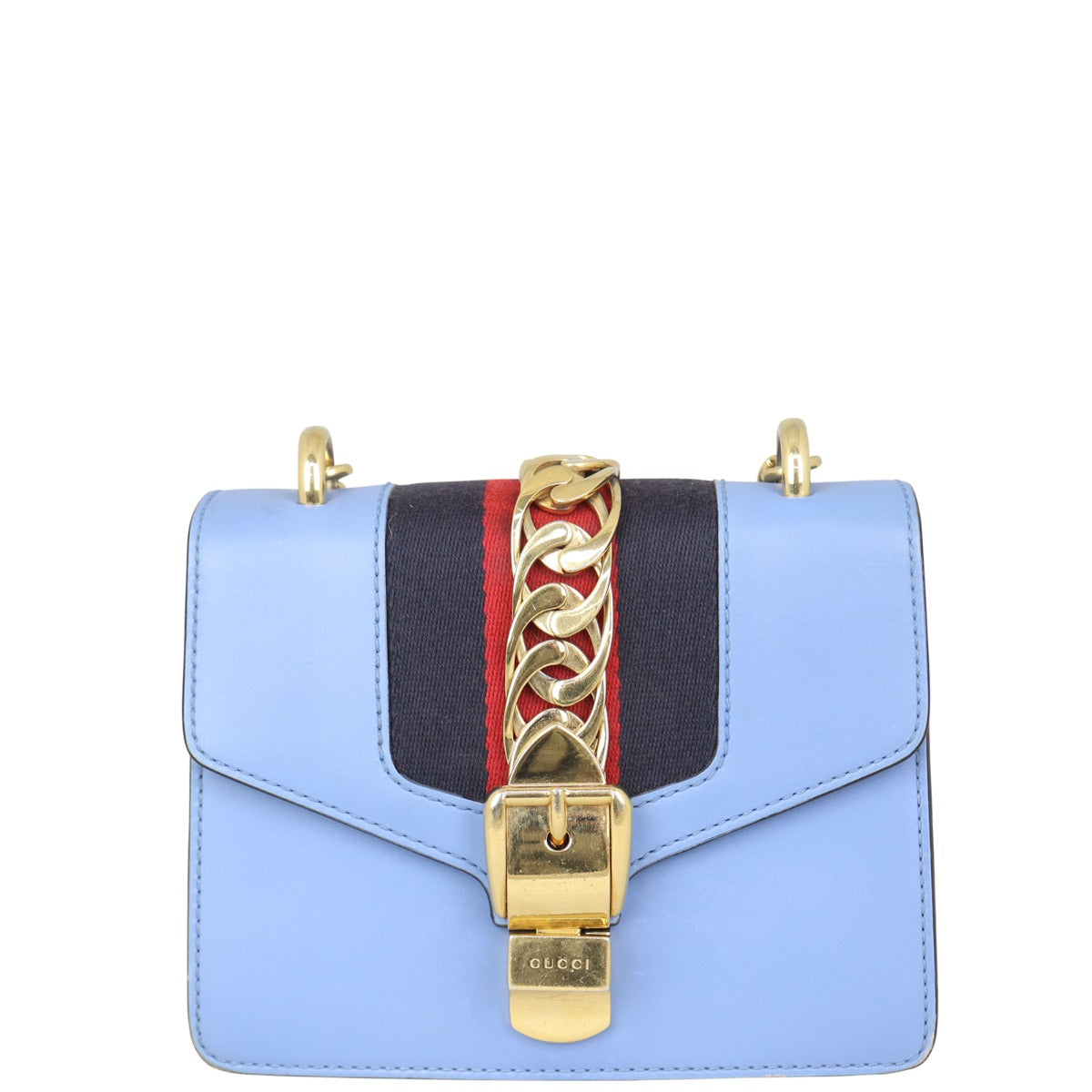 Gucci Sylvie Mini Chain Bag Front
