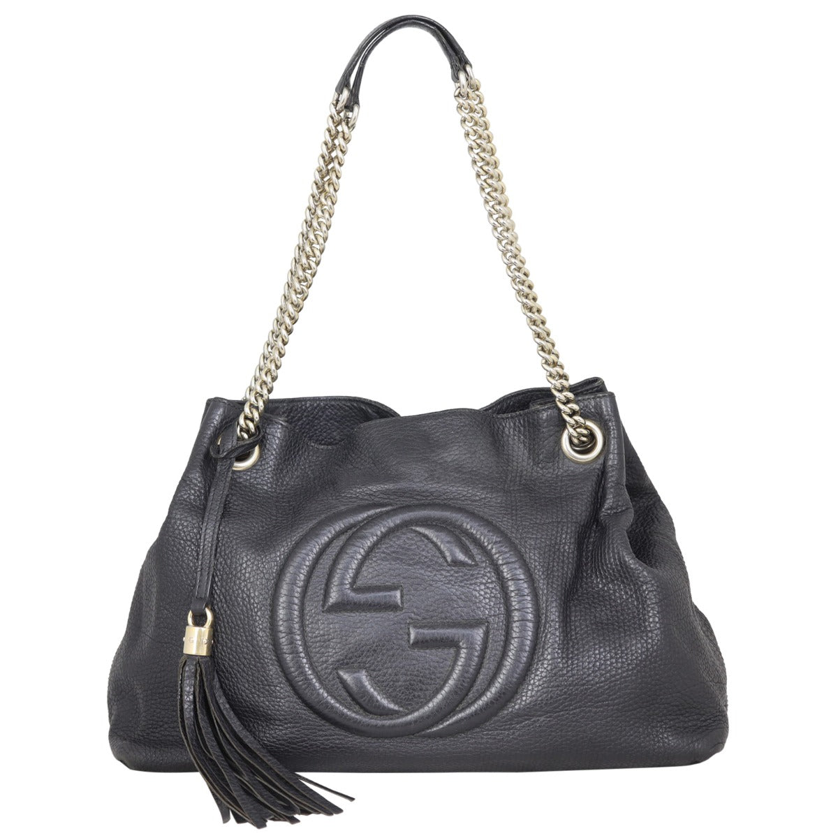 Gucci Soho Chain Shoulder Bag Medium Front
