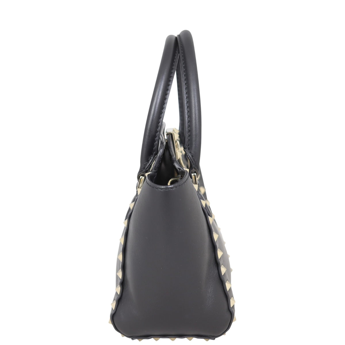 Valentino Rockstud Pagoda Tote Mini Side
