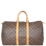 Louis Vuitton Keepall 45 Monogram Front
