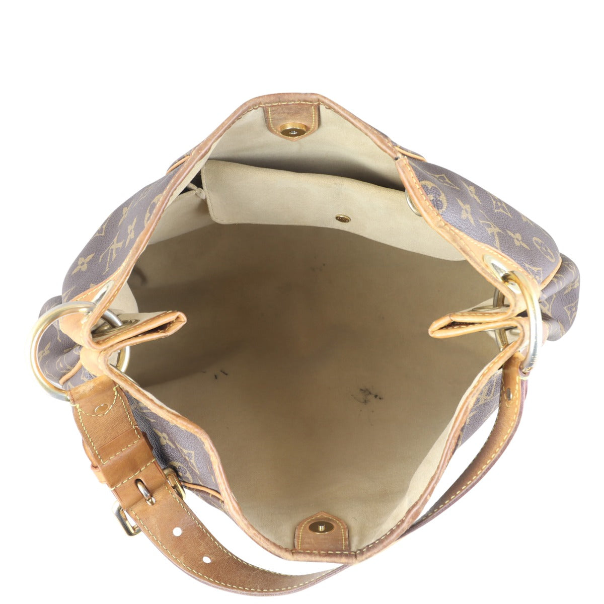 Louis Vuitton Galliera PM Monogram Whole interior

