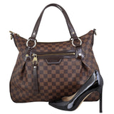 Louis Vuitton Evora MM Damier Ebene Shoe
