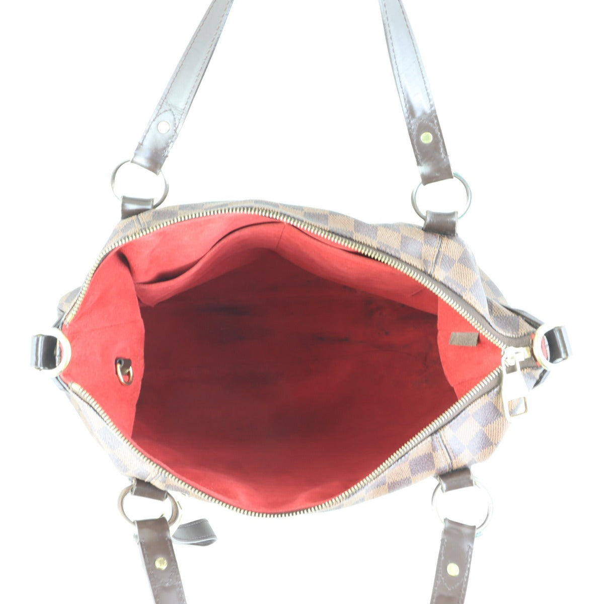 Louis Vuitton Evora MM Damier Ebene Whole interior

