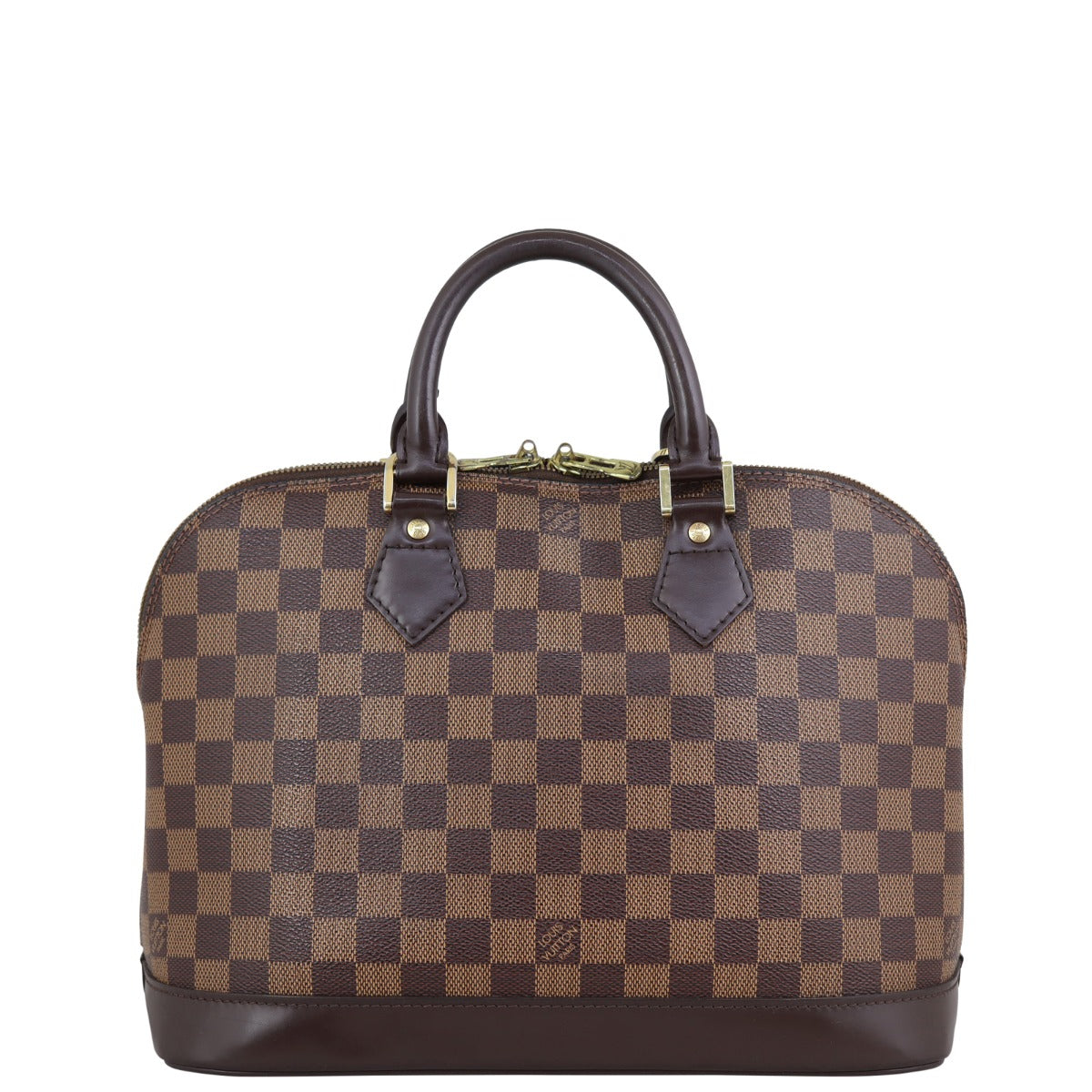 Louis Vuitton Alma PM Damier Ebene Front
