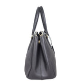 Prada Saffiano Lux Galleria Double Zip Tote Small Side