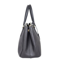 Prada Saffiano Lux Galleria Double Zip Tote Small Side