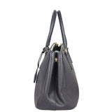 Prada Saffiano Lux Galleria Double Zip Tote Small Side