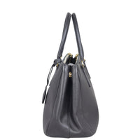 Prada Saffiano Lux Galleria Double Zip Tote Small Side