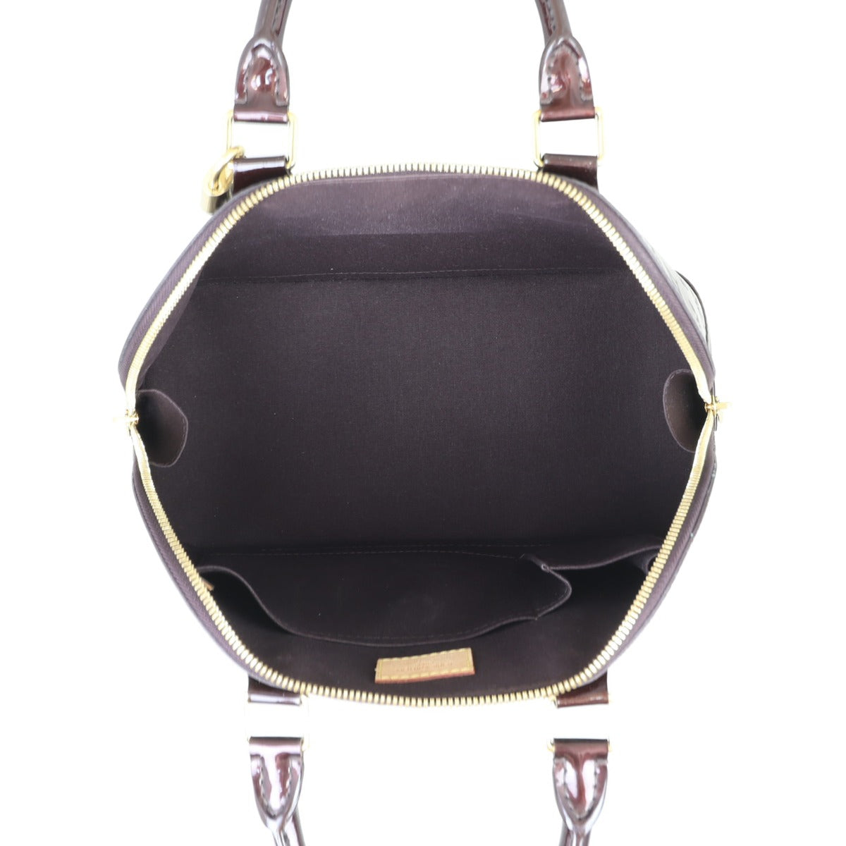 Louis Vuitton Alma PM Monogram Vernis Whole interior
