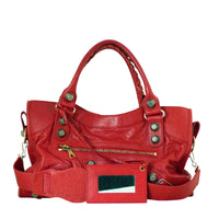 Balenciaga Giant City Red Accessories