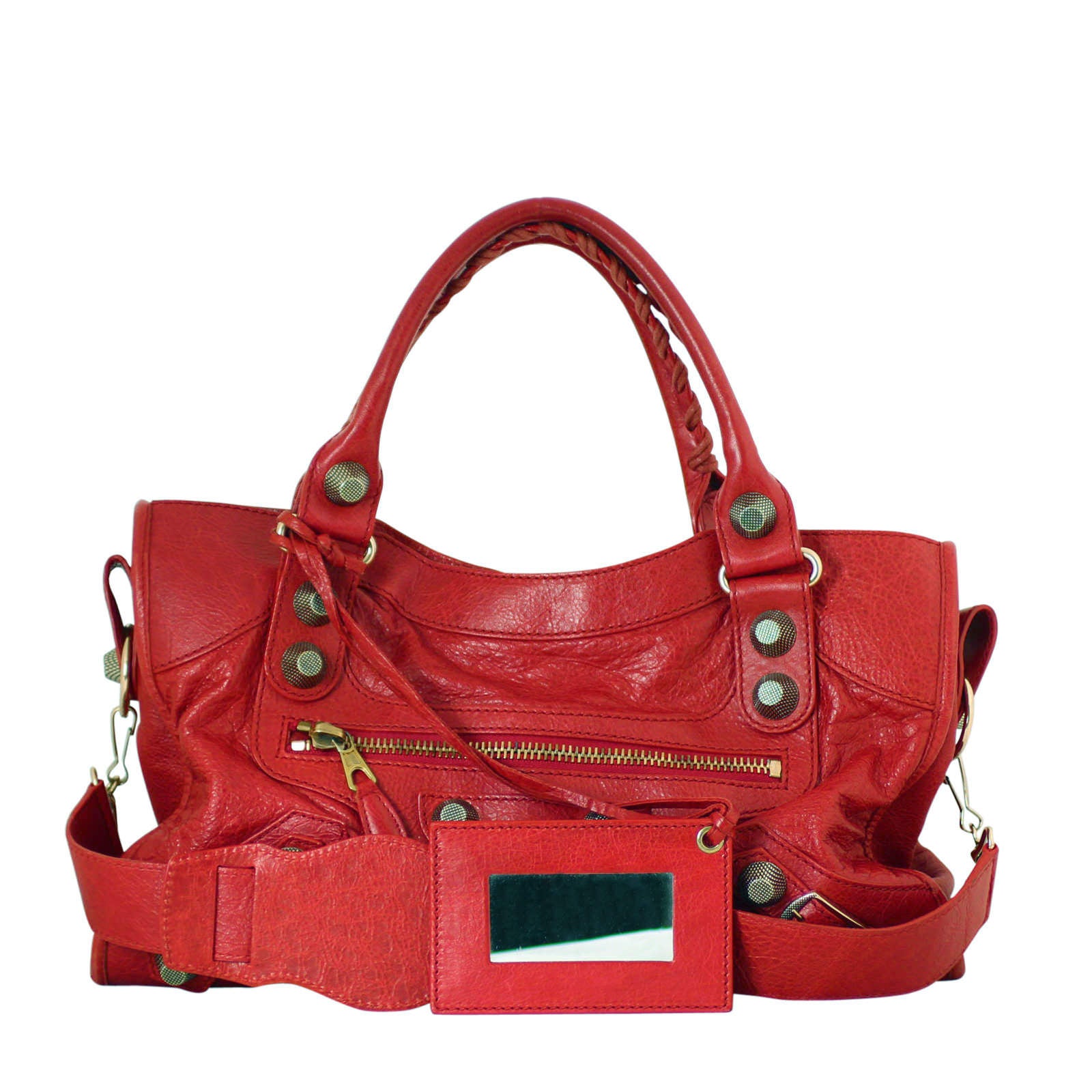 Balenciaga Giant City Red Accessories