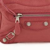 Balenciaga Agneau Giant 12 Silver Chain Shoulder Bag Front Close