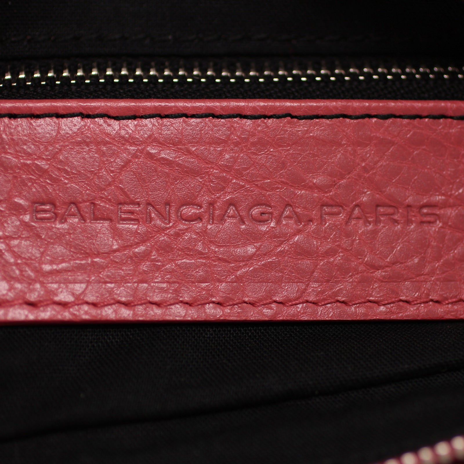 Balenciaga Agneau Giant 12 Silver Chain Shoulder Bag Heat Stamp