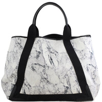 Balenciaga Marble Print Tote Back