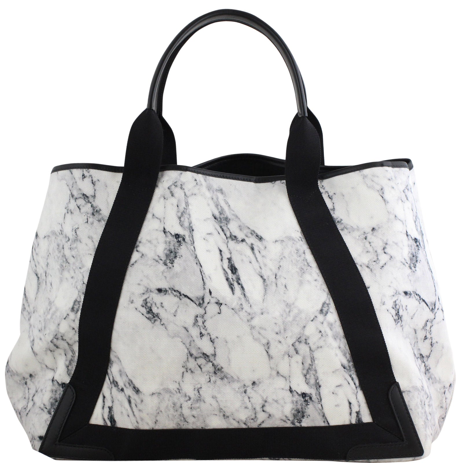 Balenciaga Marble Print Tote Back