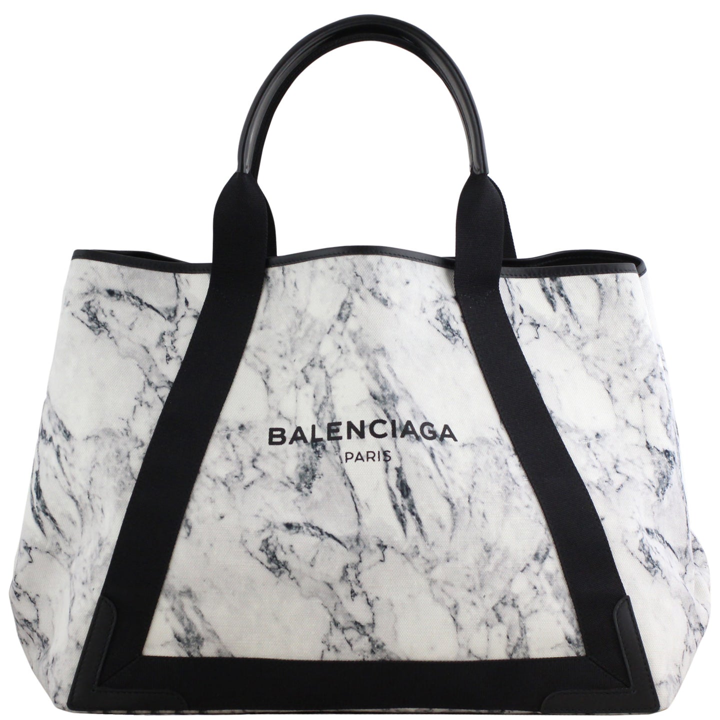 Balenciaga Marble Print Tote Front
