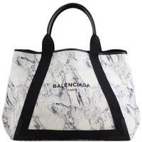 Balenciaga Marble Print Tote Front