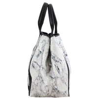 Balenciaga Marble Print Tote Right