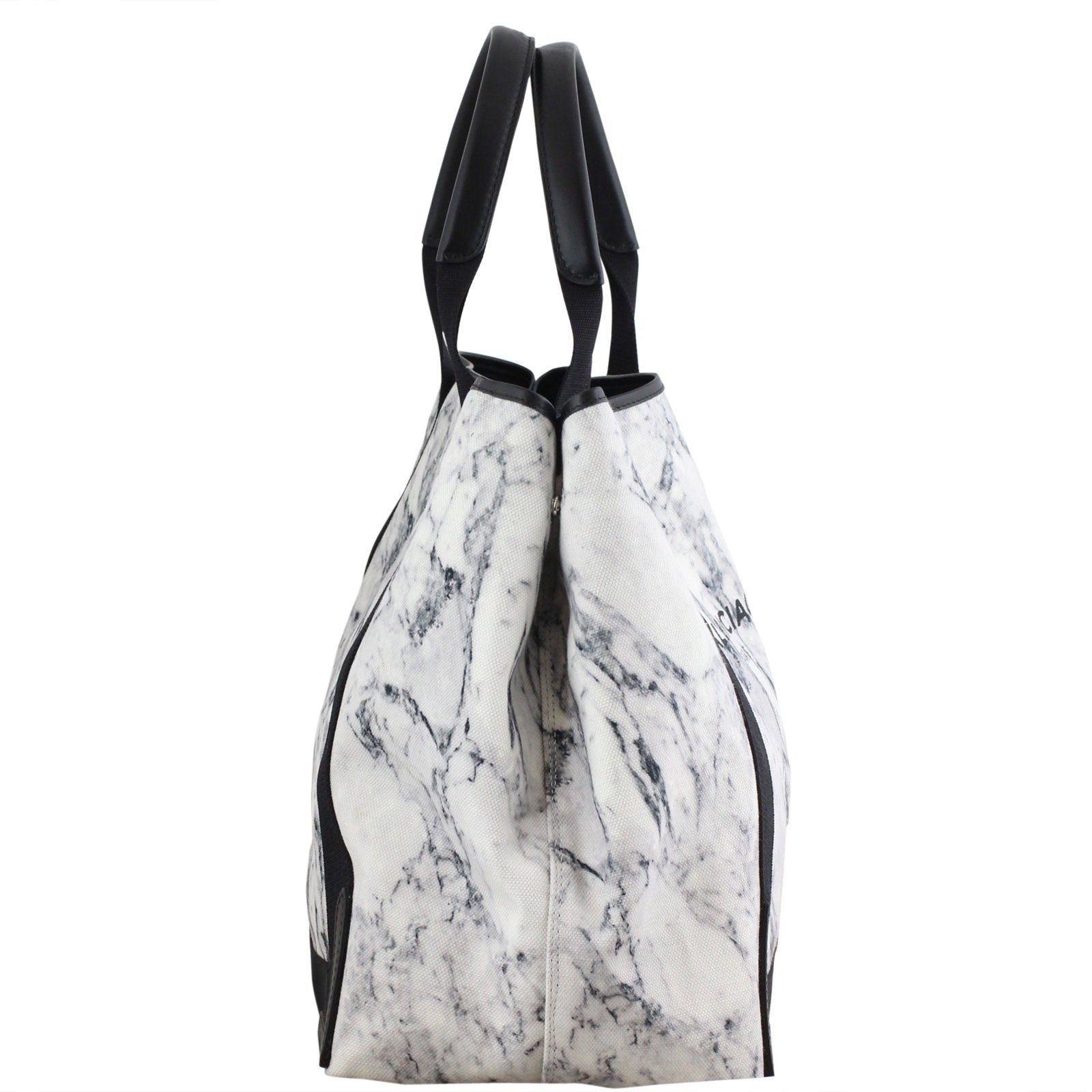 Balenciaga Marble Print Tote Right