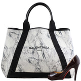 Balenciaga Marble Print Tote Scale
