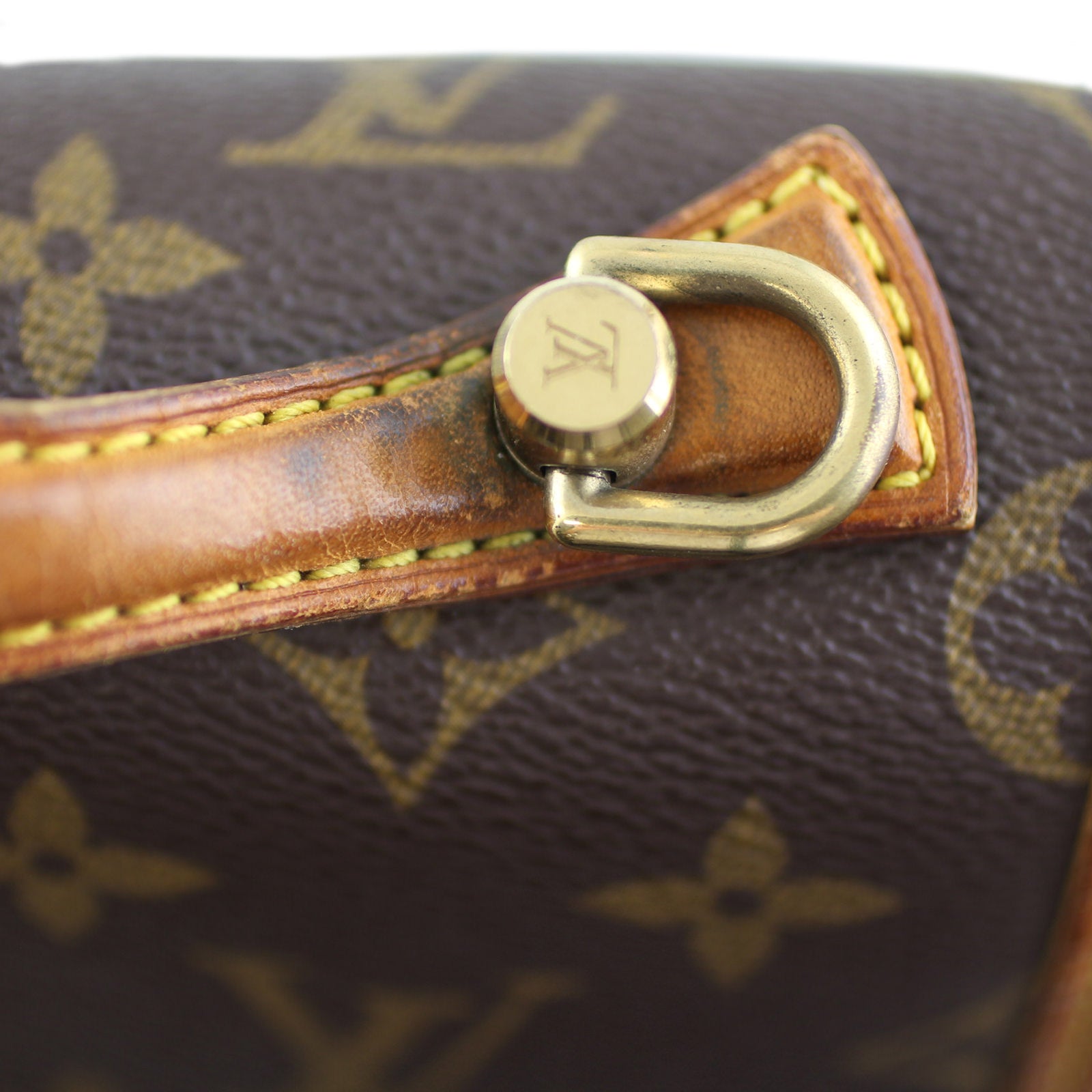 Louis Vuitton Bel Air Monogram Satchel Darkening